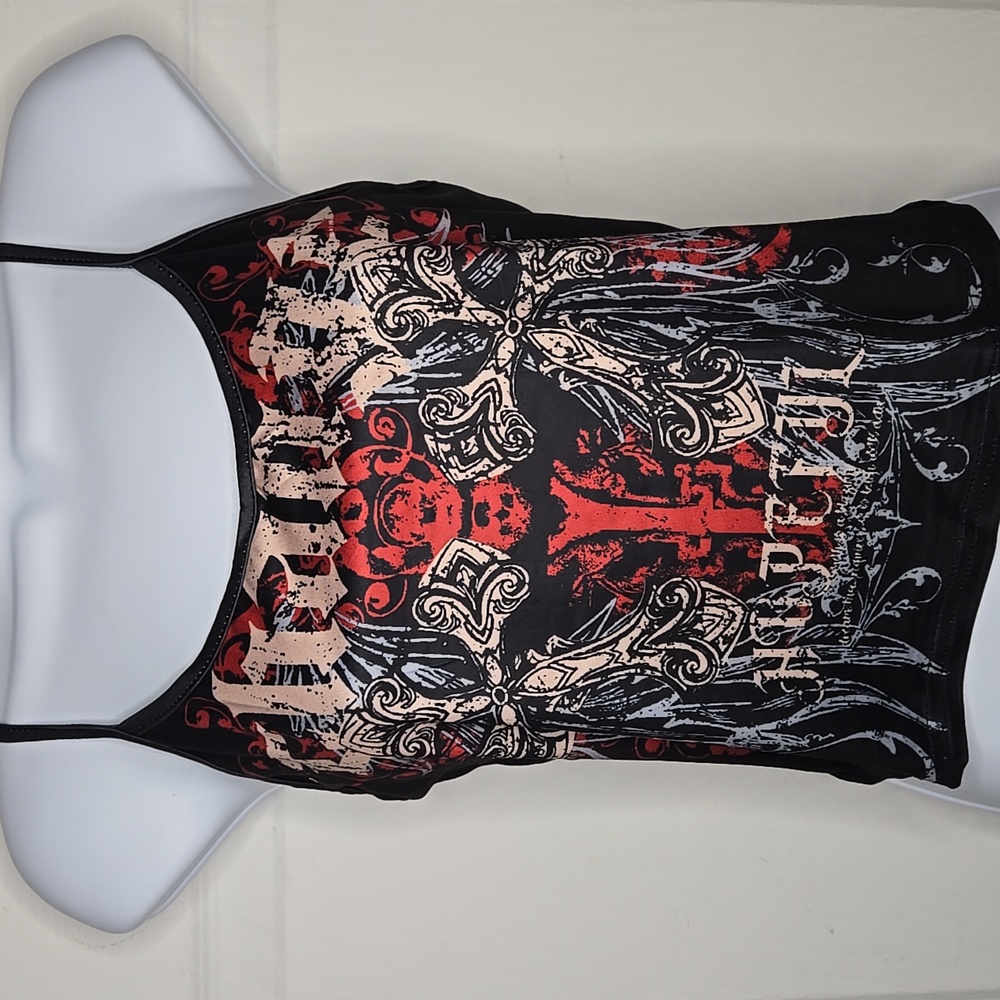 Gothic Crosses Crop Cami Top M-XL